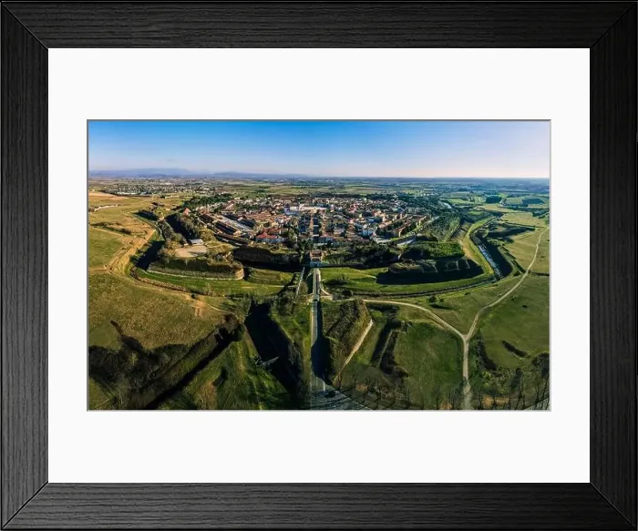 Framed Print : Fortified city of Palmanova. UNESCO pearl Framed Print : Fortified city of Palmanova. UNESCO pearl