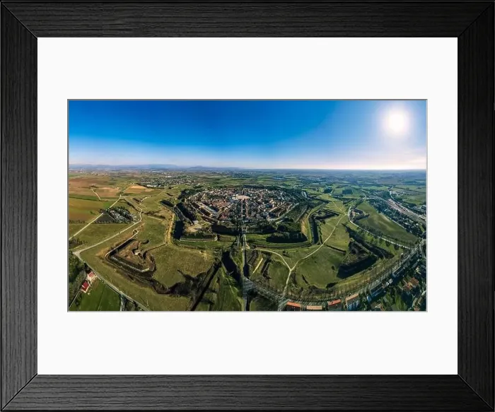 Framed Print : Fortified city of Palmanova. UNESCO pearl Framed Print : Fortified city of Palmanova. UNESCO pearl