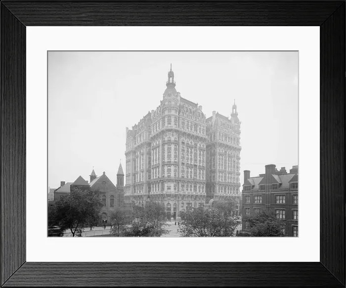 Framed Print : Ansonia Apartments, located at 2109 Broadway, between West 73rd and West 74th Streets, New York City 1904 Framed Print : Ansonia Apartments, located at 2109 Broadway, between West 73rd and West 74th Streets, New York City 1904