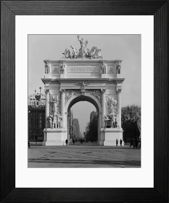 Framed Print : Dewey Arch, New York City 1900 Framed Print : Dewey Arch, New York City 1900