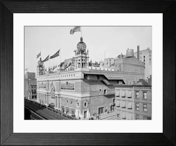 Framed Print : Hippodrome Theatre, New York City 1905 Framed Print : Hippodrome Theatre, New York City 1905