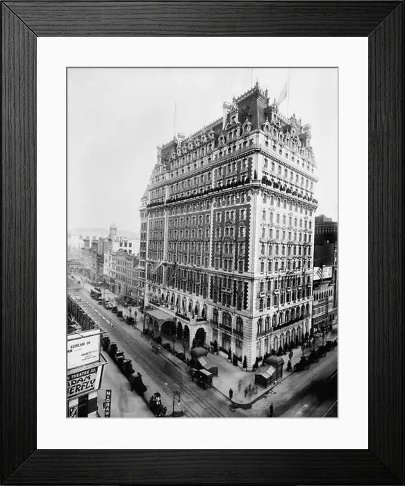 Framed Print : Knickerbocker Hotel, New York City 1900 Framed Print : Knickerbocker Hotel, New York City 1900