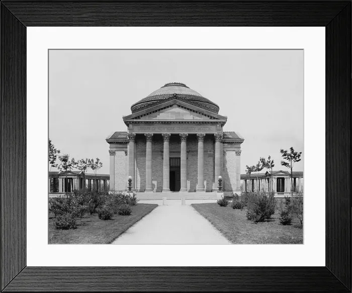 Framed Print : Library, New York University, New York City 1904 Framed Print : Library, New York University, New York City 1904
