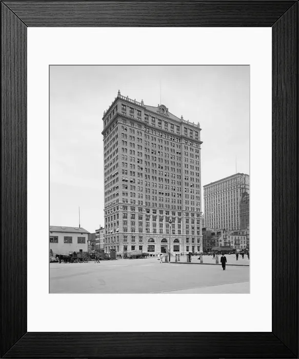 Framed Print : Whitehall Building, New York City 1904 Framed Print : Whitehall Building, New York City 1904