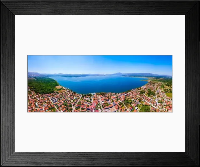 Framed Print : Koycegiz town and Koycegiz lake aerial panoramic view in Mugla Province in Turkey Framed Print : Koycegiz town and Koycegiz lake aerial panoramic view in Mugla Province in Turkey