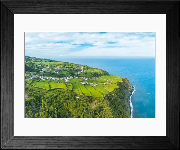 Framed Print : North-eastern coast of Sao Miguel island, Azores archipelago, Portugal Framed Print : North-eastern coast of Sao Miguel island, Azores archipelago, Portugal