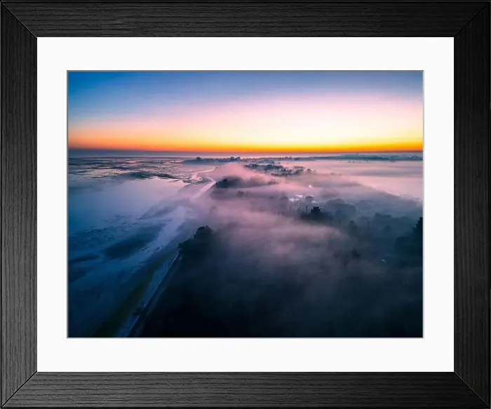 Framed Print : The golden island. Grado Island from above at sunset Framed Print : The golden island. Grado Island from above at sunset