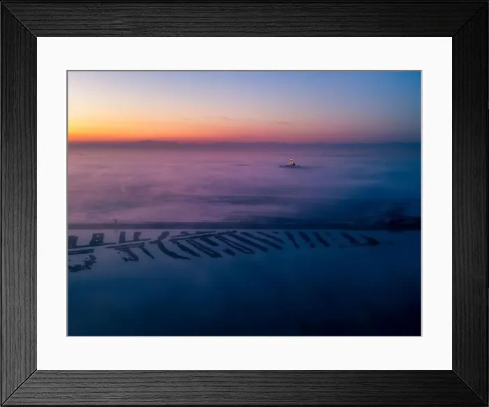 Framed Print : The golden island. Grado Island from above at sunset Framed Print : The golden island. Grado Island from above at sunset