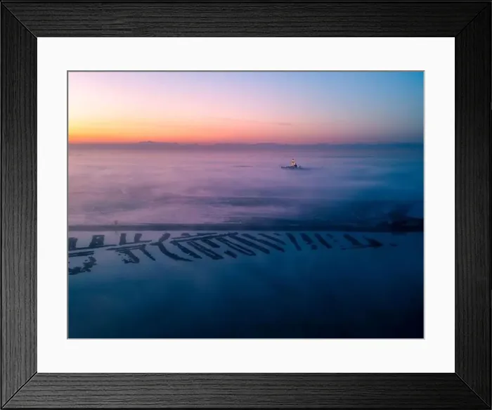 Framed Print : The golden island. Grado Island from above at sunset Framed Print : The golden island. Grado Island from above at sunset