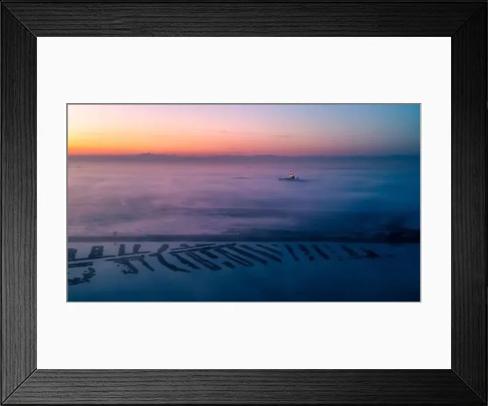 Framed Print : The golden island. Grado Island from above at sunset Framed Print : The golden island. Grado Island from above at sunset