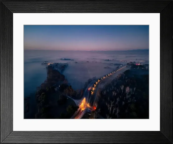 Framed Print : The golden island. Grado Island from above at sunset Framed Print : The golden island. Grado Island from above at sunset
