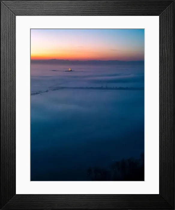 Framed Print : The golden island. Grado Island from above at sunset Framed Print : The golden island. Grado Island from above at sunset
