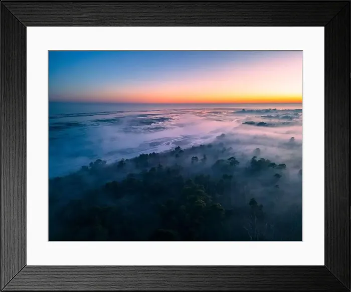Framed Print : The golden island. Grado Island from above at sunset Framed Print : The golden island. Grado Island from above at sunset