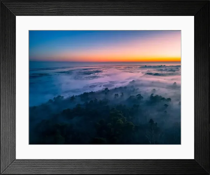 Framed Print : The golden island. Grado Island from above at sunset Framed Print : The golden island. Grado Island from above at sunset