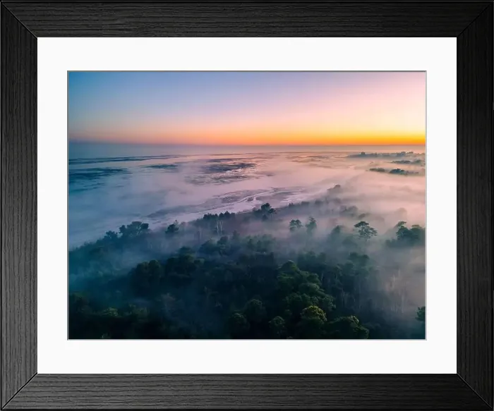 Framed Print : The golden island. Grado Island from above at sunset Framed Print : The golden island. Grado Island from above at sunset