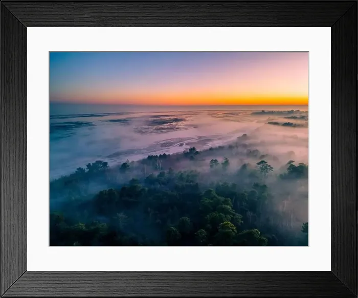 Framed Print : The golden island. Grado Island from above at sunset Framed Print : The golden island. Grado Island from above at sunset