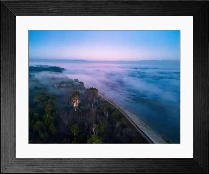 Framed Print : The golden island. Grado Island from above at sunset Framed Print : The golden island. Grado Island from above at sunset
