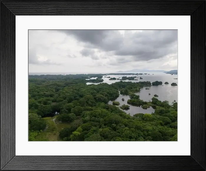 Framed Print : Many small islands in Nicaragua lake aerial drone view Framed Print : Many small islands in Nicaragua lake aerial drone view