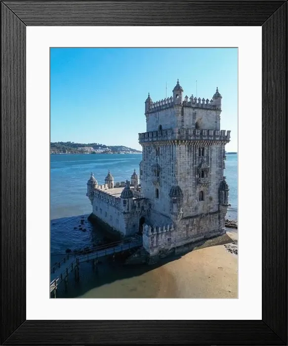 Framed Print : Belem tower in the Portugal Framed Print : Belem tower in the Portugal