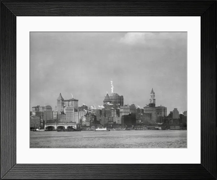 Framed Print : New York City skyline 1932 Framed Print : New York City skyline 1932