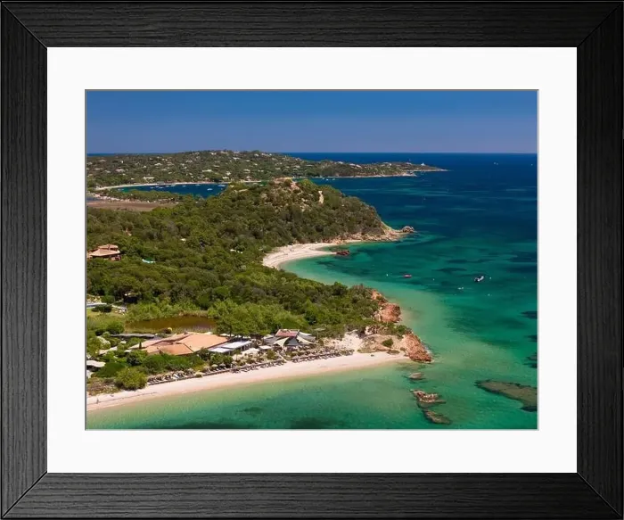 Framed Print : La plage Casadelmar beachfront aerial drone view Framed Print : La plage Casadelmar beachfront aerial drone view
