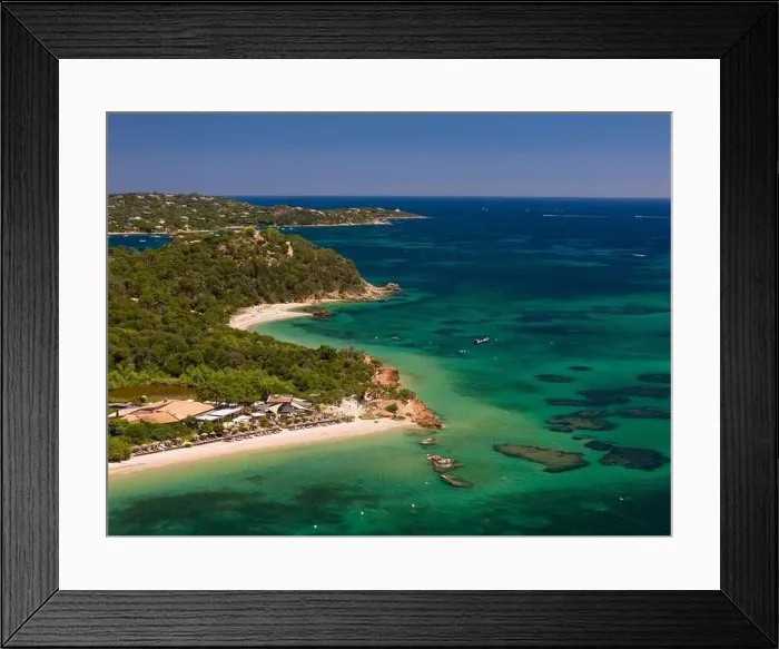 Framed Print : La plage Casadelmar beachfront aerial drone view Framed Print : La plage Casadelmar beachfront aerial drone view