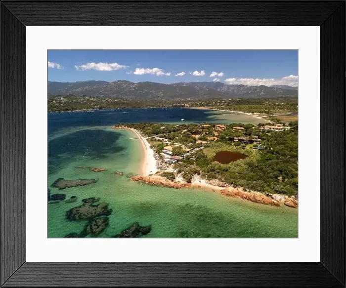 Framed Print : La plage Casadelmar beachfront aerial drone view Framed Print : La plage Casadelmar beachfront aerial drone view
