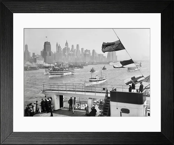 Framed Print : View of New York City 1936 Framed Print : View of New York City 1936
