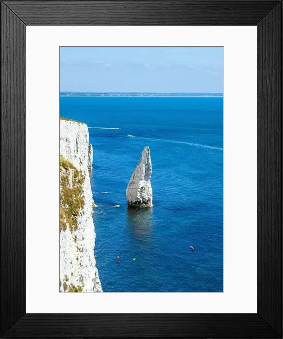Framed Print : White Cliffs of Old Harry Rocks Jurassic Coast from a drone, Dorset Coast, Poole, England Framed Print : White Cliffs of Old Harry Rocks Jurassic Coast from a drone, Dorset Coast, Poole, England
