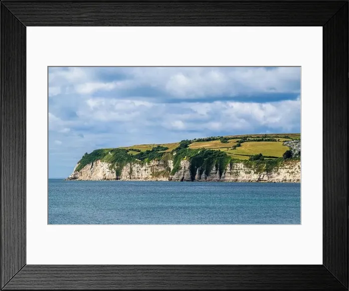 Framed Print : White Cliffs and Beer Beach, Jurassic Coast, Beer Village, Seaton, Devon, England Framed Print : White Cliffs and Beer Beach, Jurassic Coast, Beer Village, Seaton, Devon, England