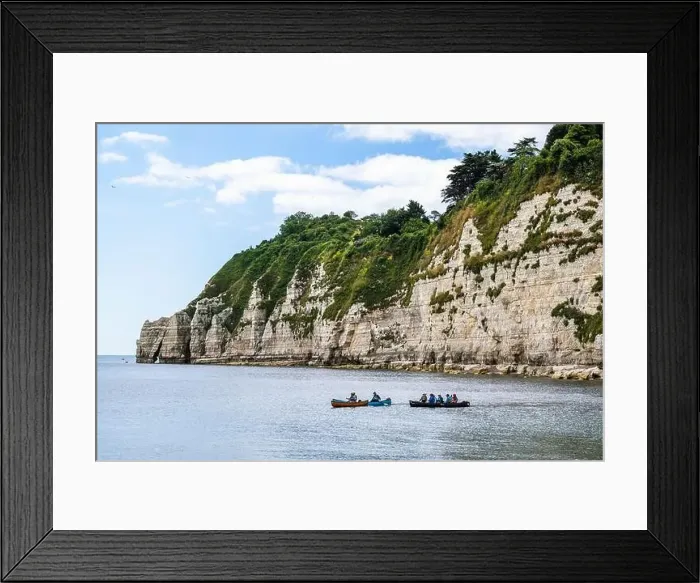 Framed Print : White Cliffs and Beer Beach, Jurassic Coast, Beer Village, Seaton, Devon, England Framed Print : White Cliffs and Beer Beach, Jurassic Coast, Beer Village, Seaton, Devon, England
