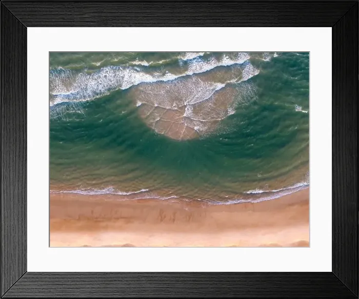 Framed Print : Ocean waves on the beach as a background Framed Print : Ocean waves on the beach as a background