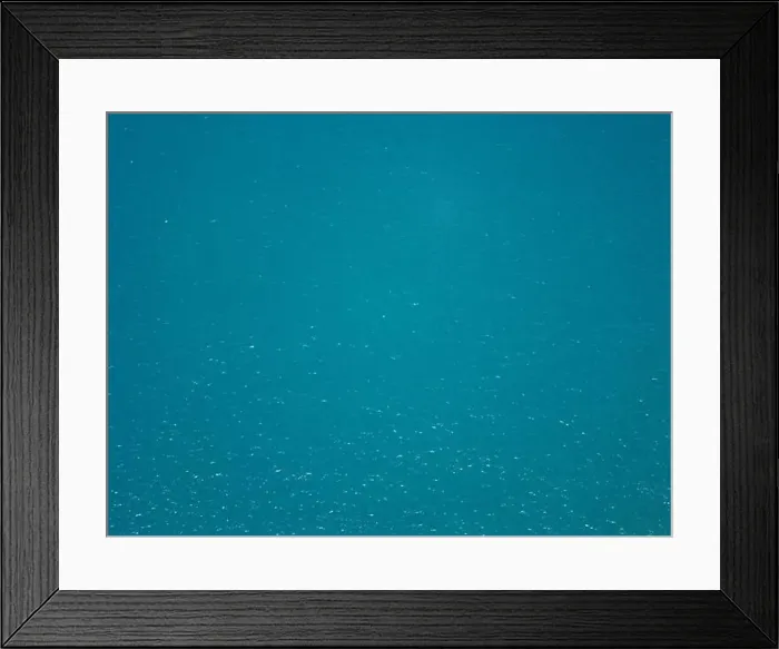 Framed Print : Blue sea water texture background aerial drone view Framed Print : Blue sea water texture background aerial drone view