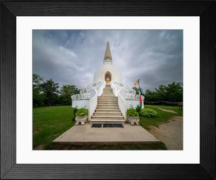 Framed Print : Beautiful Zalaszanto Stupa in Hungary Framed Print : Beautiful Zalaszanto Stupa in Hungary