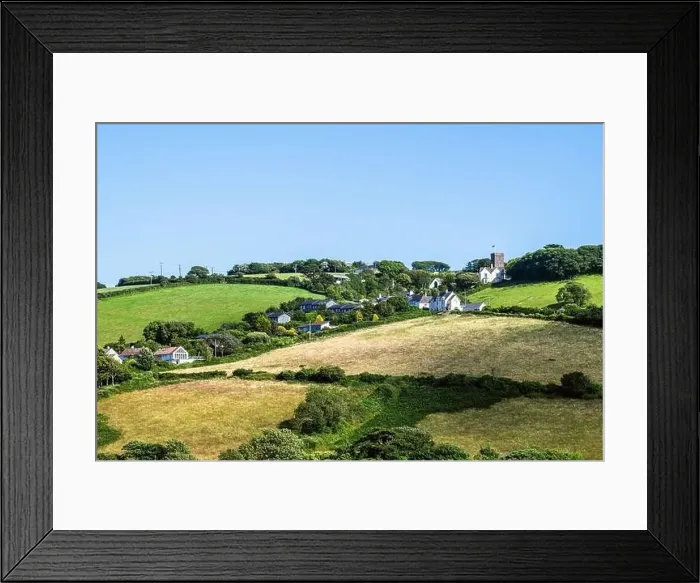Framed Print : East Portlemouth St. Winwaloe's Church Framed Print : East Portlemouth St. Winwaloe's Church