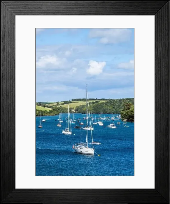 Framed Print : Boats and Yachts on Kingsbridge Estuary in Salcombe and Mill Bay, Batson Creek, Southpool Creek, Devon, England, Europe Framed Print : Boats and Yachts on Kingsbridge Estuary in Salcombe and Mill Bay, Batson Creek, Southpool Creek, Devon, England, Europe