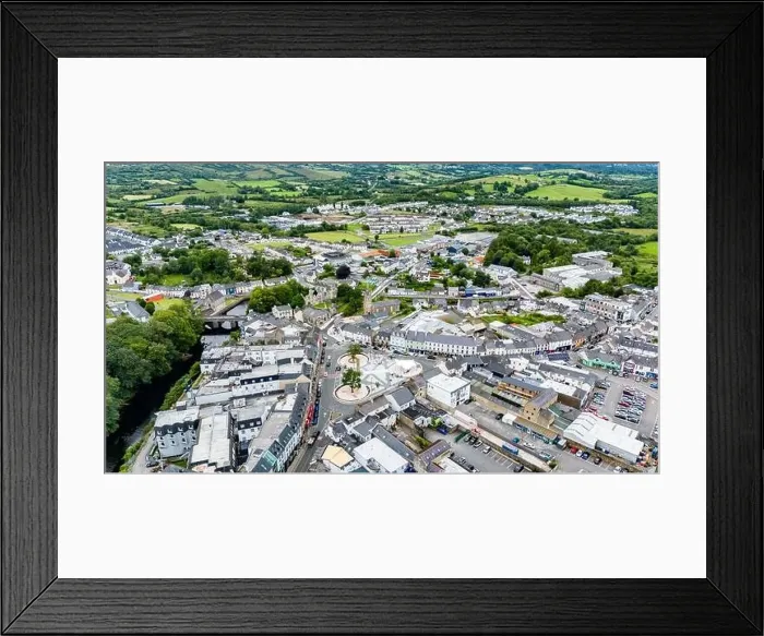 Framed Print : DONEGAL TOWN, IRELAND - JULY 23 2024 - The works at the new Diamond are already finished Framed Print : DONEGAL TOWN, IRELAND - JULY 23 2024 - The works at the new Diamond are already finished