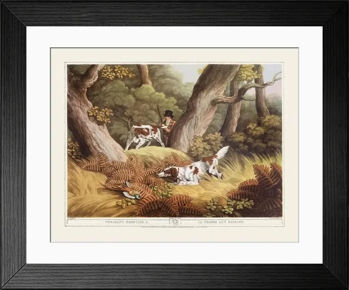 Framed Print : 19th-century hunting illustration Framed Print : 19th-century hunting illustration
