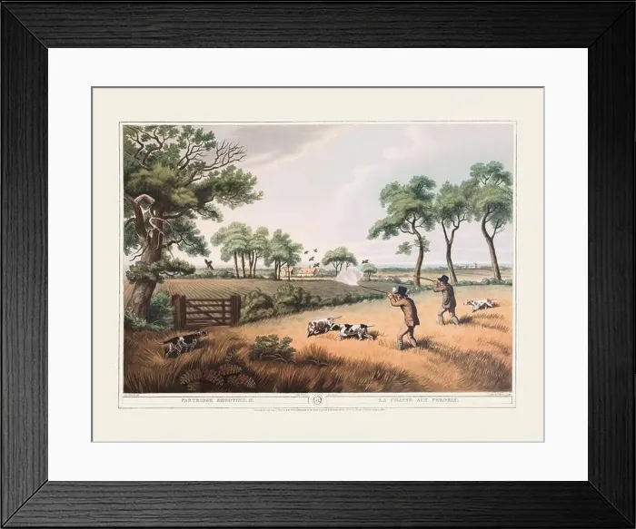 Framed Print : 19th-century hunting illustration Framed Print : 19th-century hunting illustration