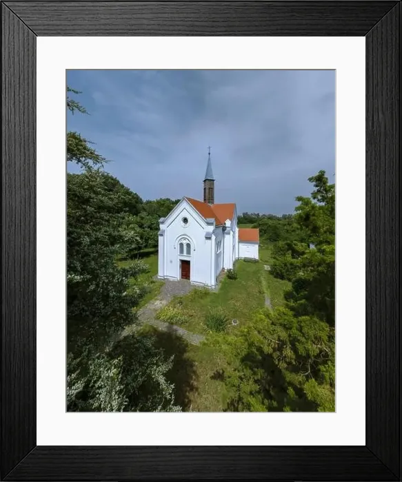 Framed Print : The Szapary Chapel in Tiszabura Framed Print : The Szapary Chapel in Tiszabura