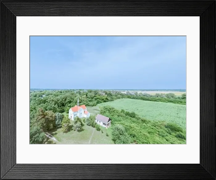 Framed Print : The Szapary Chapel in Tiszabura Framed Print : The Szapary Chapel in Tiszabura