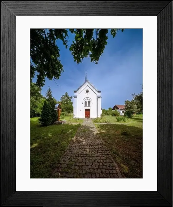 Framed Print : The Szapary Chapel in Tiszabura Framed Print : The Szapary Chapel in Tiszabura