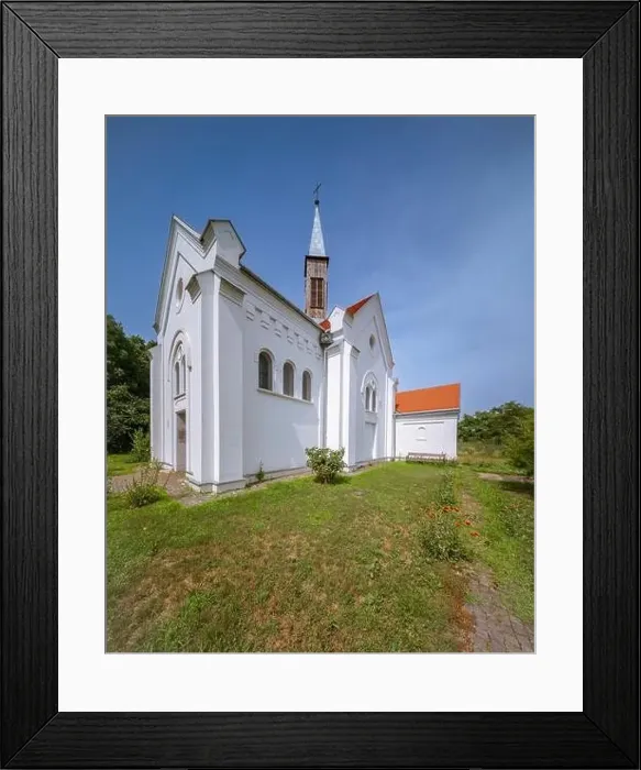 Framed Print : The Szapary Chapel in Tiszabura Framed Print : The Szapary Chapel in Tiszabura