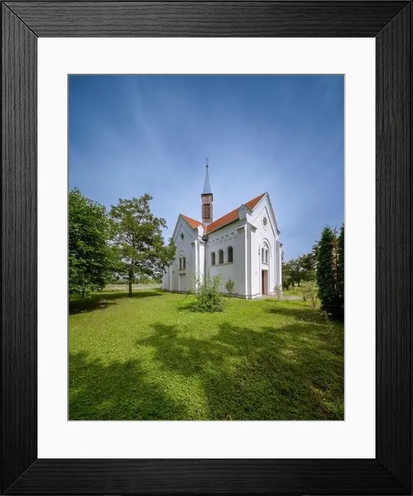 Framed Print : The Szapary Chapel in Tiszabura Framed Print : The Szapary Chapel in Tiszabura