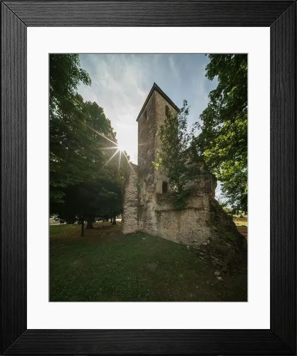 Framed Print : Unknown temple ruin in Zalaszentgrot, Zala county, Hungary Framed Print : Unknown temple ruin in Zalaszentgrot, Zala county, Hungary