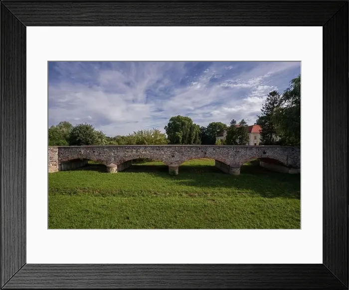 Framed Print : Old stone bridge from XIX. cetntury in Zalaszentgrot, Zala county, Hungary Framed Print : Old stone bridge from XIX. cetntury in Zalaszentgrot, Zala county, Hungary