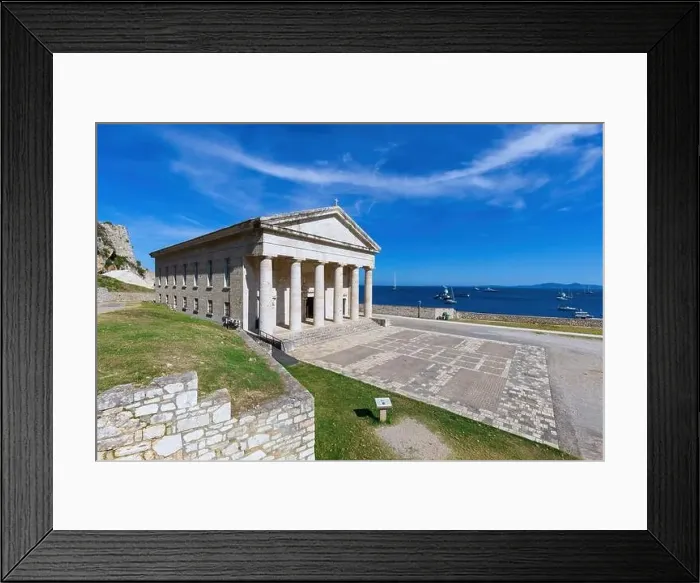 Framed Print : Corfu, 10 June 2024: Ionian Islands of Greece Corfu. Panoramic view of corfu city Framed Print : Corfu, 10 June 2024: Ionian Islands of Greece Corfu. Panoramic view of corfu city