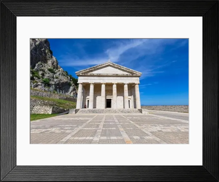 Framed Print : Corfu, 10 June 2024: Ionian Islands of Greece Corfu. Panoramic view of corfu city Framed Print : Corfu, 10 June 2024: Ionian Islands of Greece Corfu. Panoramic view of corfu city