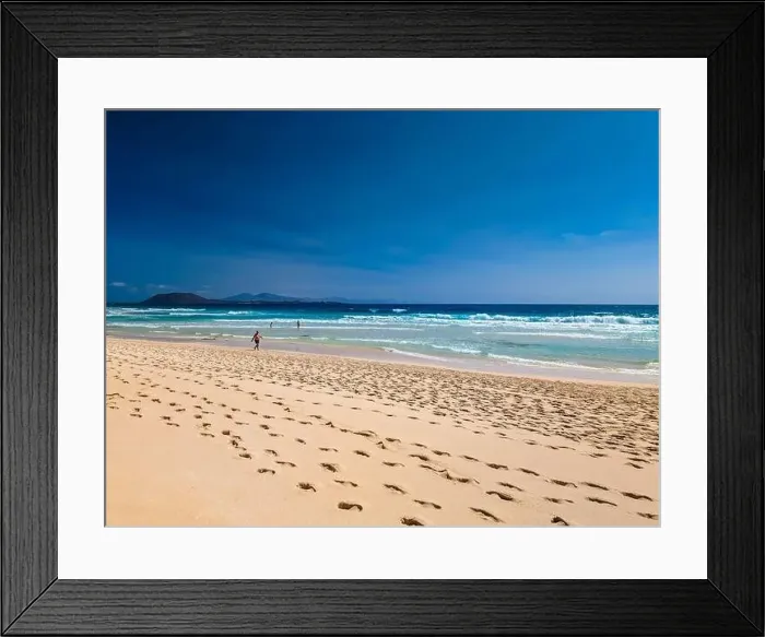 Framed Print : Aerial view of Dunas de Corralejo beach in Fuerteventura, Canary Island, Spain Framed Print : Aerial view of Dunas de Corralejo beach in Fuerteventura, Canary Island, Spain