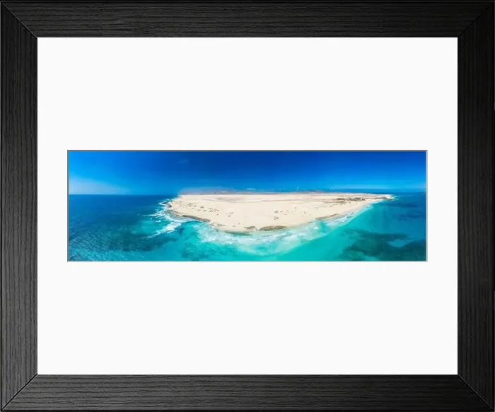 Framed Print : Aerial view of Dunas de Corralejo beach in Fuerteventura, Canary Island, Spain Framed Print : Aerial view of Dunas de Corralejo beach in Fuerteventura, Canary Island, Spain